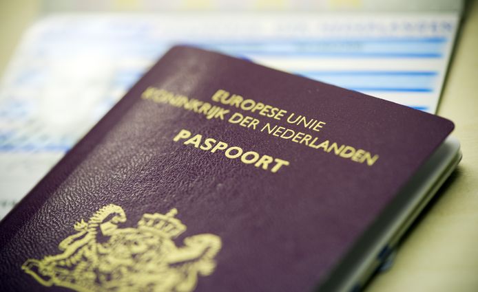 foto van een paspoort