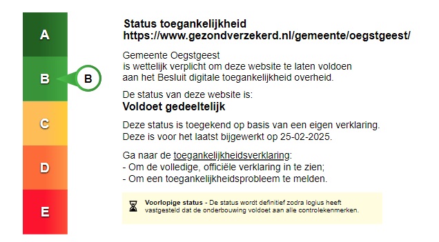 Toegankelijkheidslabel Gezond Verzekerd