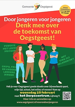 Poster Voor en door jongeren